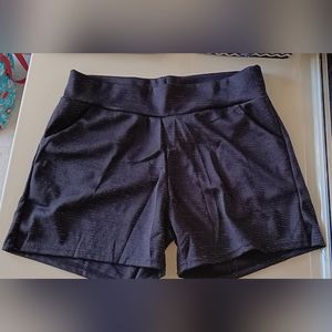 Dark Grey Sparkle Shorts